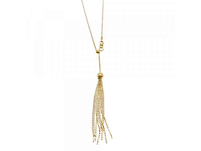 925 Sterling Silver Gold Plated Necklace - Chain Italy