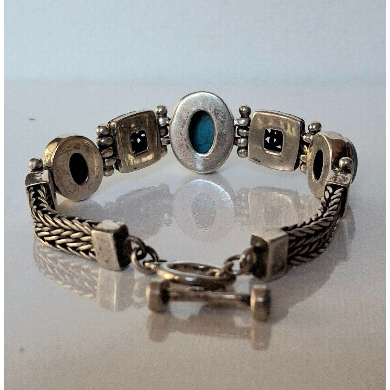 925 STERLING SILVER AND TURQUOISE BRACELET SKY