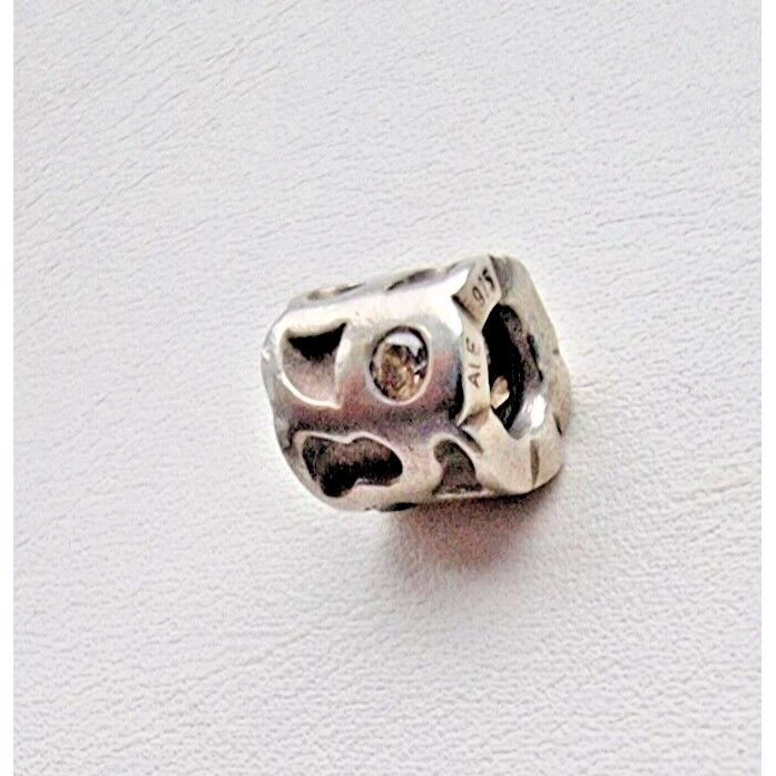 PANDORA RETIRED 925 STERLING SILVER CHAMPAGNE POND CHARM 790336CCZ AT