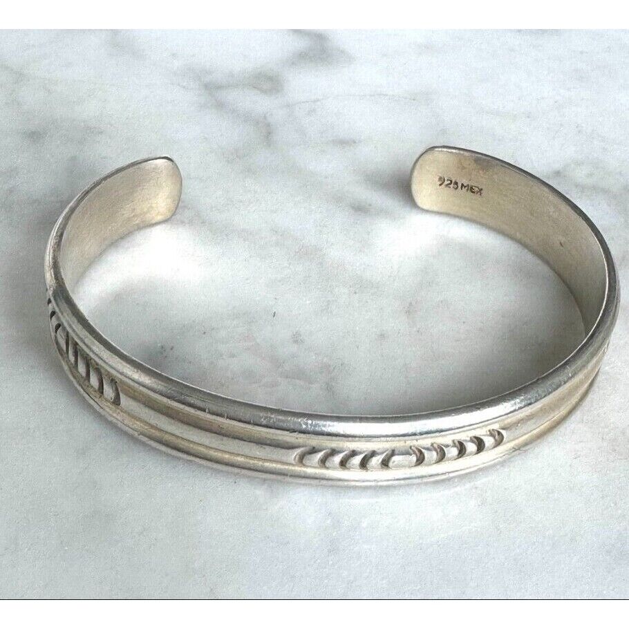 925 STERLING SILVER CUFF  BRACELET SKY