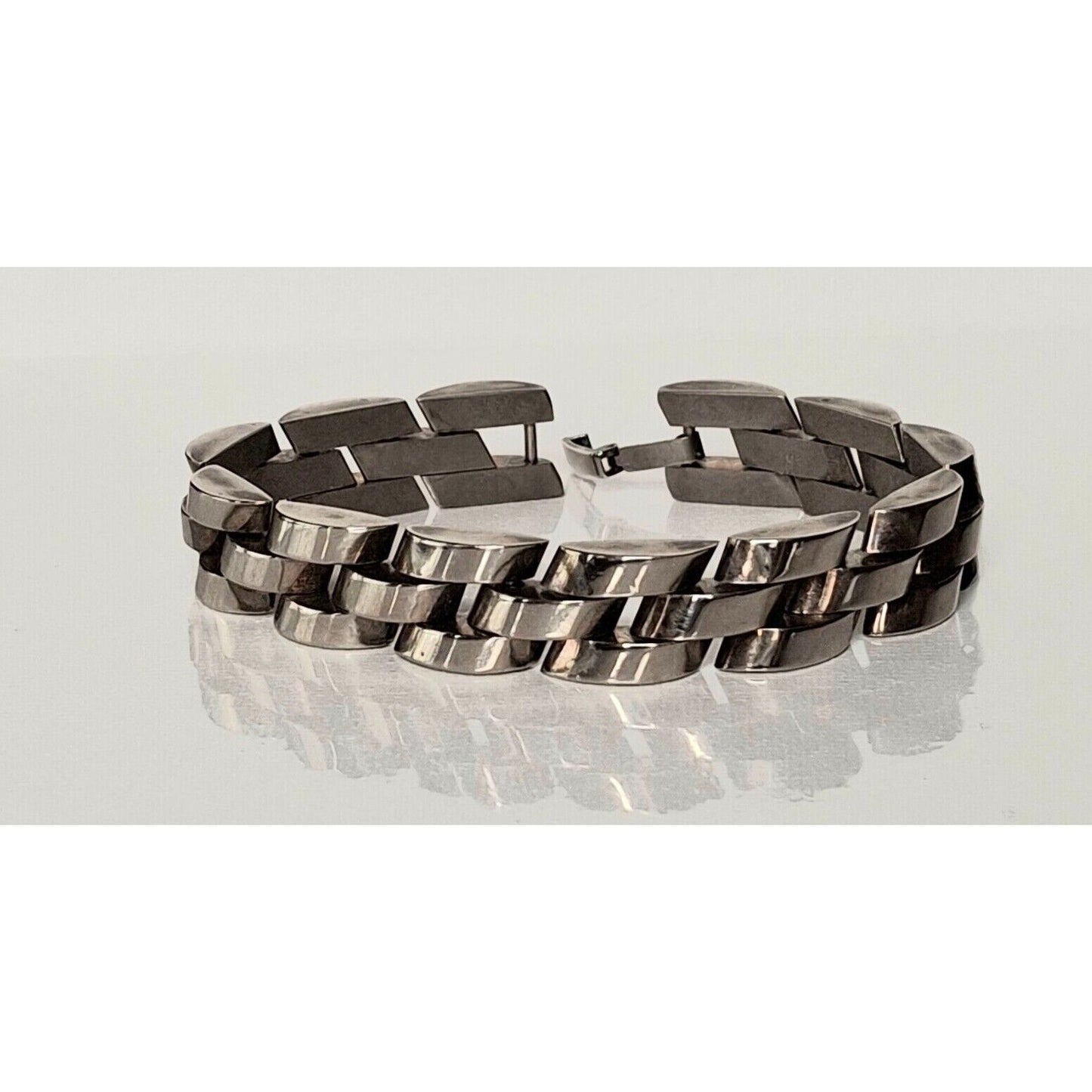 EXQUISITE MEN 'S 925 STERLING SILVER BRACELET SKY