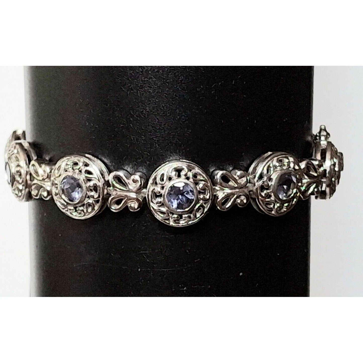 925 STERLING SILVER AND TANZANITE BRACELET SKY