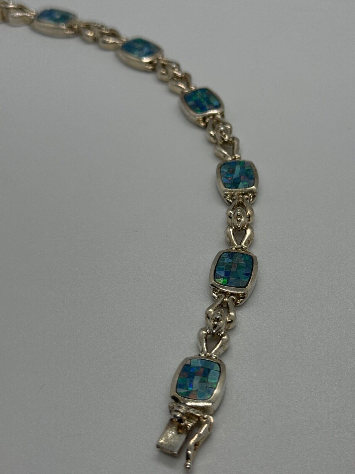 925 STERLING SILVER OPAL BRACELET