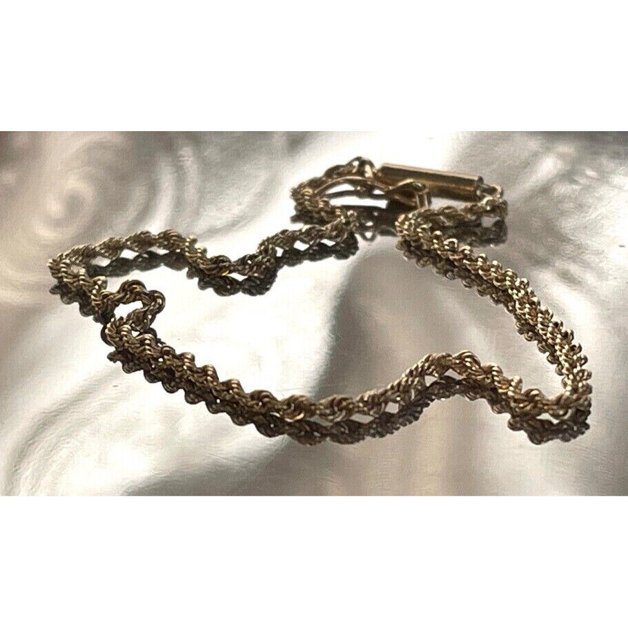 LADY'S 14K YELLOW GOLD ROPE BRACELET SKY