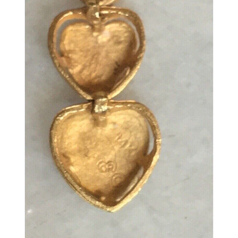 14KT YELLOW GOLD 4 HEARTS EARRINGS SKY