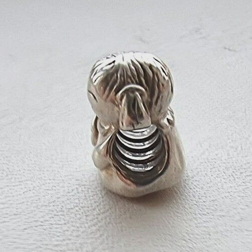 PANDORA RETIRED 925 STERLING SILVER GIRL BRACELET CHARM AT