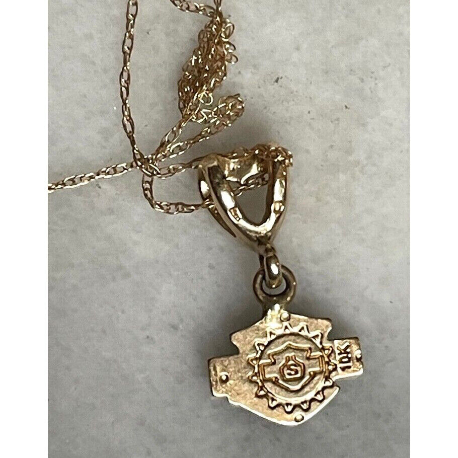 YELLOW GOLD HARLEY-DAVIDSON PENDANT NECKLACE SKY