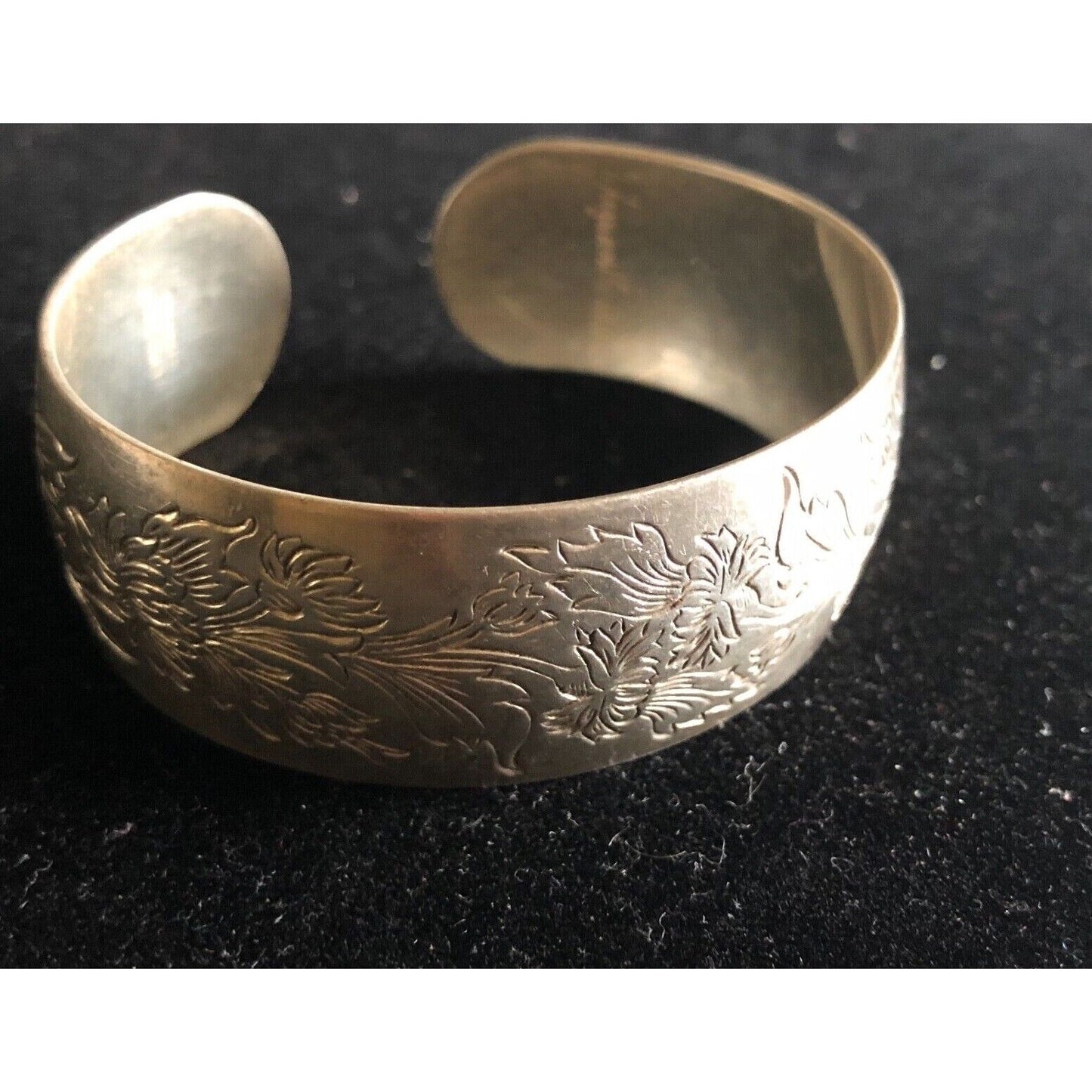 S.KIRK & SON STERLING SILVER CHRYSANTHEMUM BRACELET. SKY