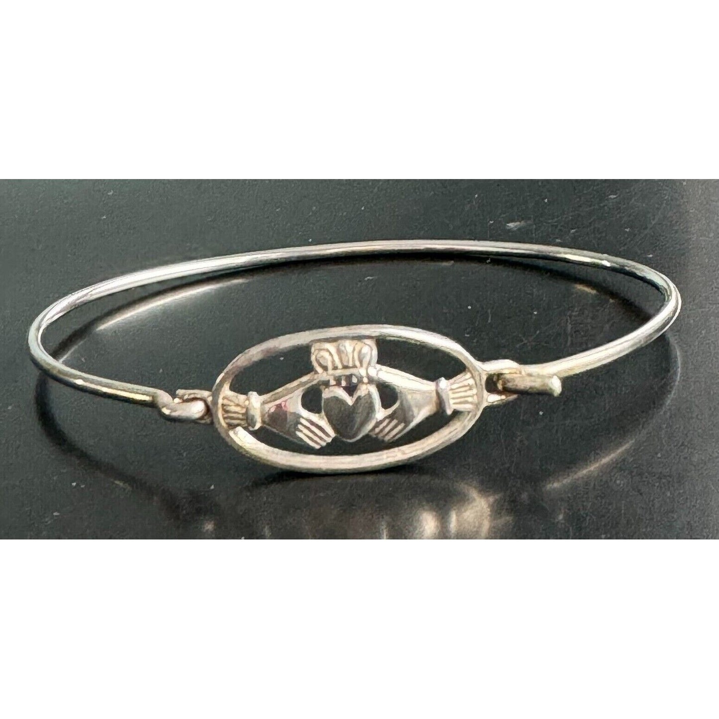 IRISH CLADDAGH 925 STERLING SILVER BRACELET SKY