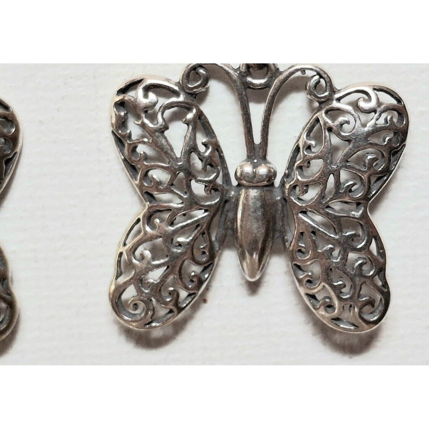 925 STERLING SILVER  BUTTERFLY EARRINGS SKY