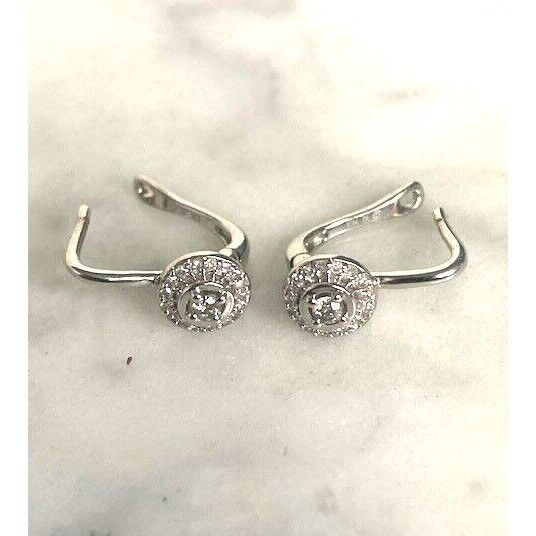 WHITE GOLD AND DIAMOND EARRINGS SKY