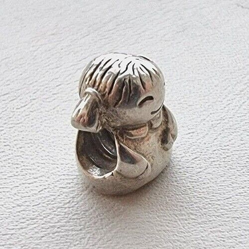 PANDORA RETIRED 925 STERLING SILVER GIRL BRACELET CHARM AT