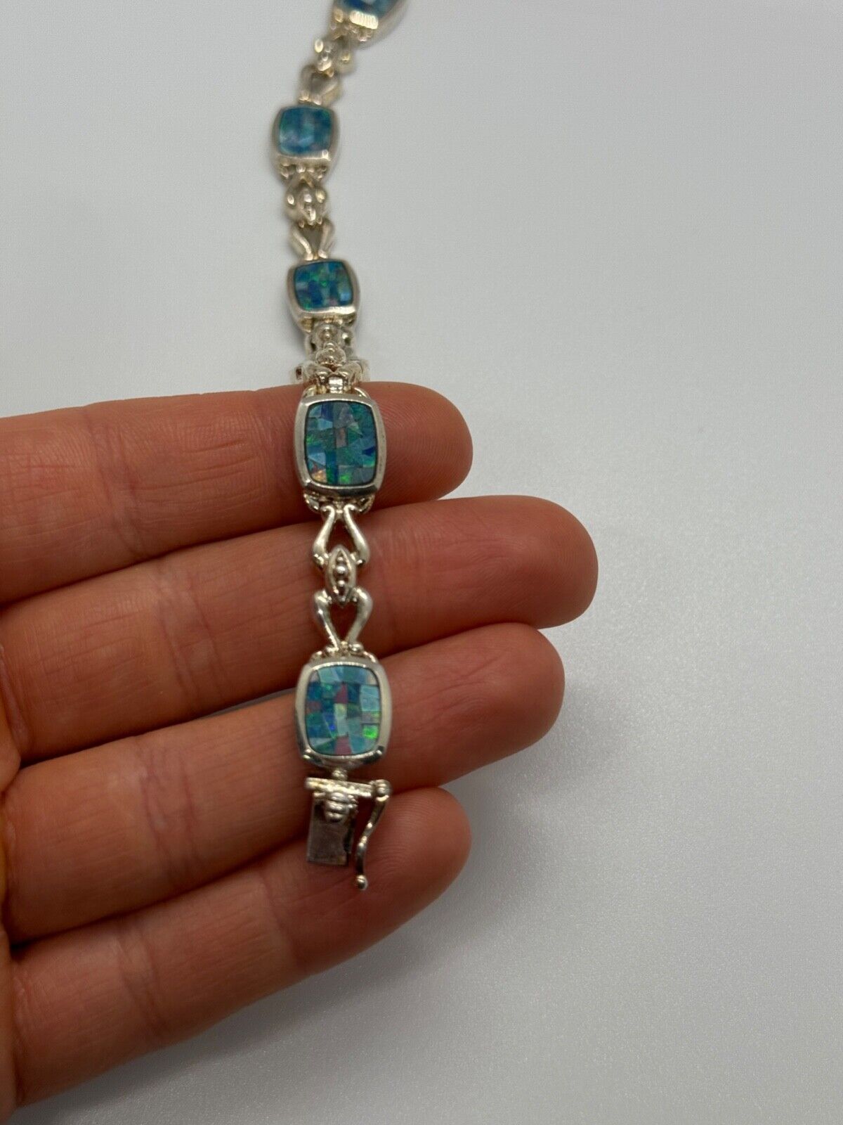 925 STERLING SILVER OPAL BRACELET