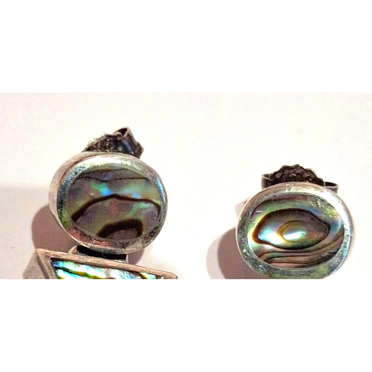 925 STERLING SILVER AND ABALONE EARRINGS SKY