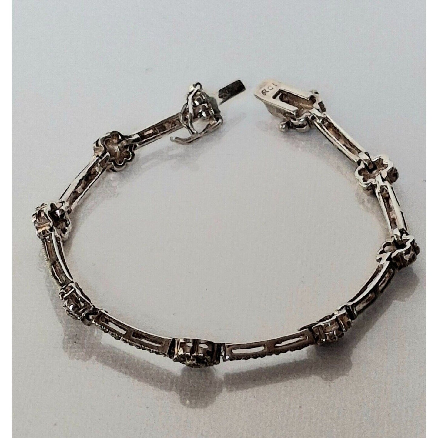 925 STERLING SILVER AND MARCASITES  BRACELET SKY