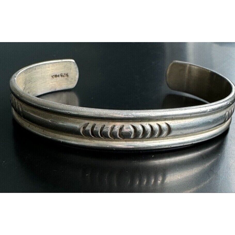 925 STERLING SILVER CUFF  BRACELET SKY