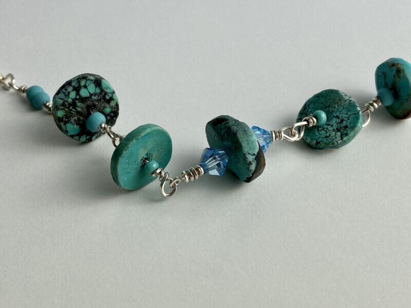 925 STERLING SILVER TURQUOISE BRACELET