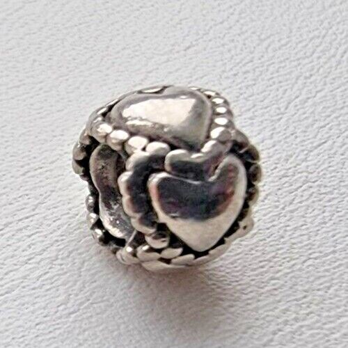 PANDORA AUTHENTIC 925 STERLING SILVER SET OF FOUR 4 CHARMS AT