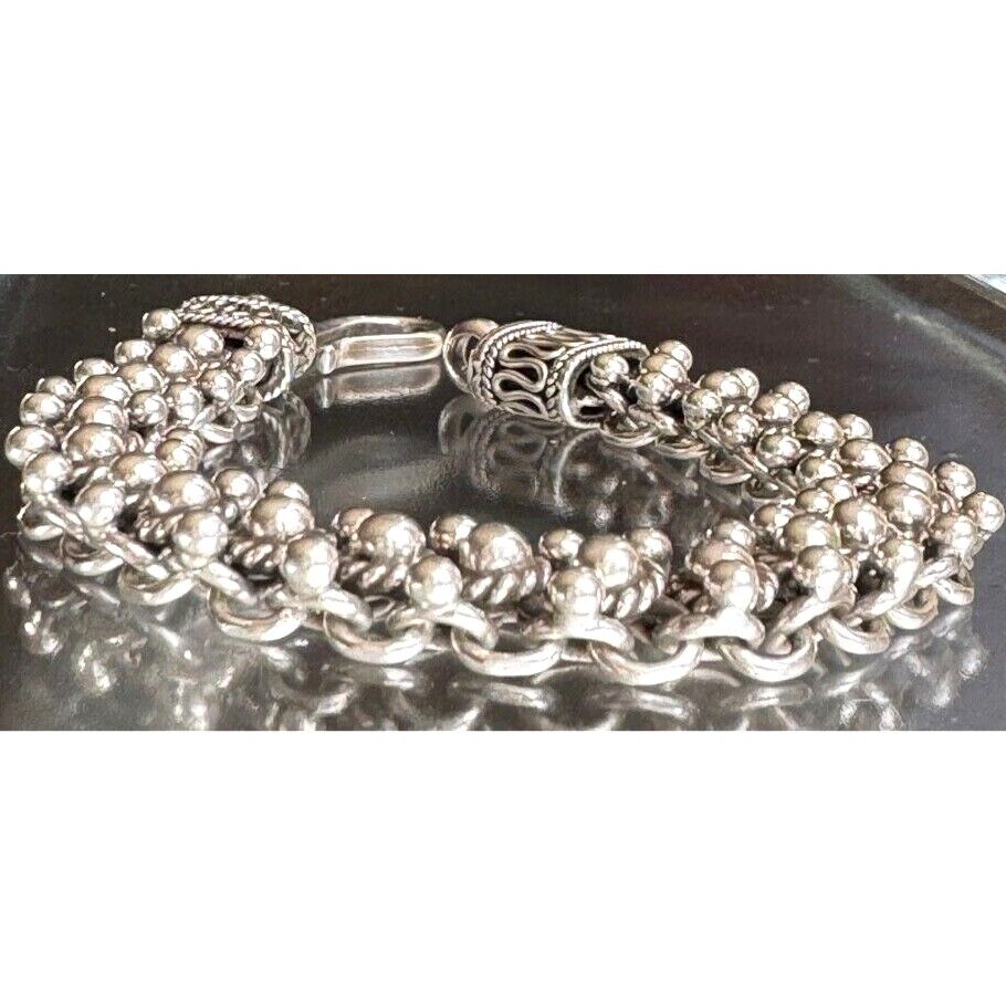 BALI DESIGN 925 STERLING SILVER  BRACELET SKY