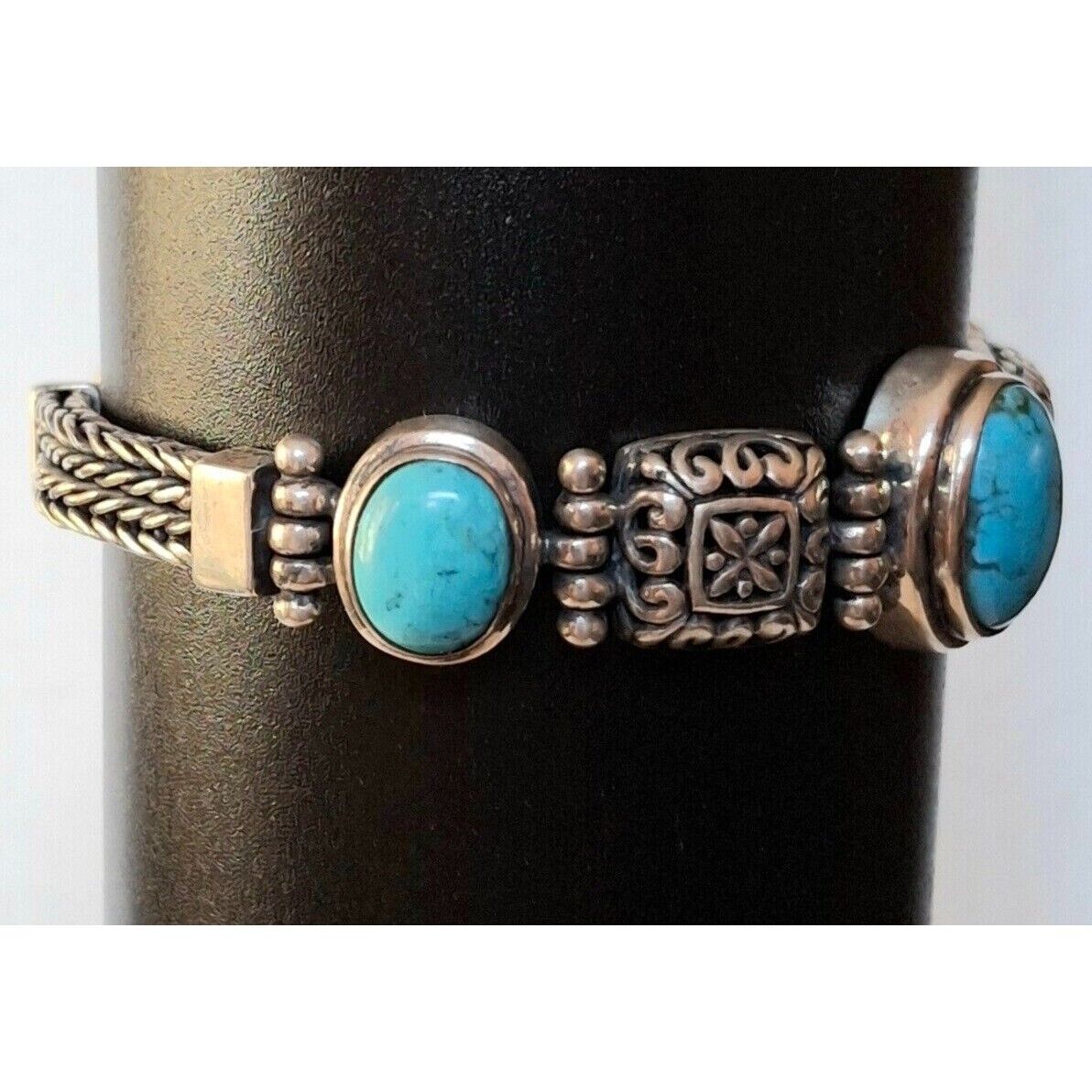 925 STERLING SILVER AND TURQUOISE BRACELET SKY