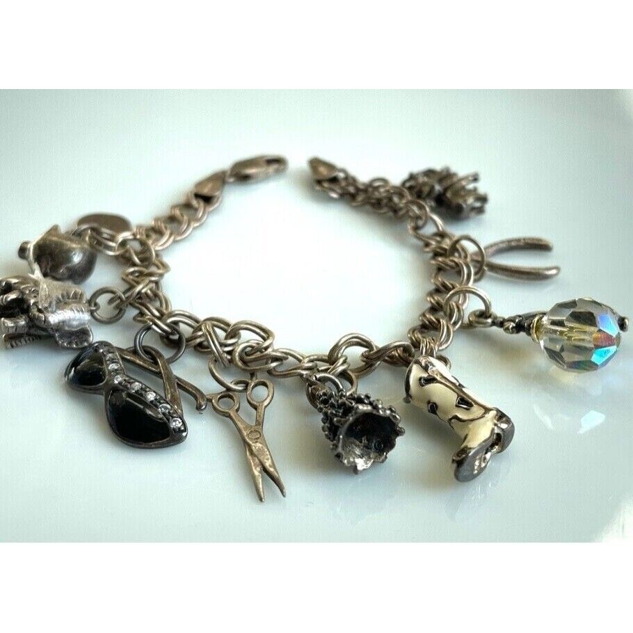 925 STERLING SILVER CHARM BRACELET SKY