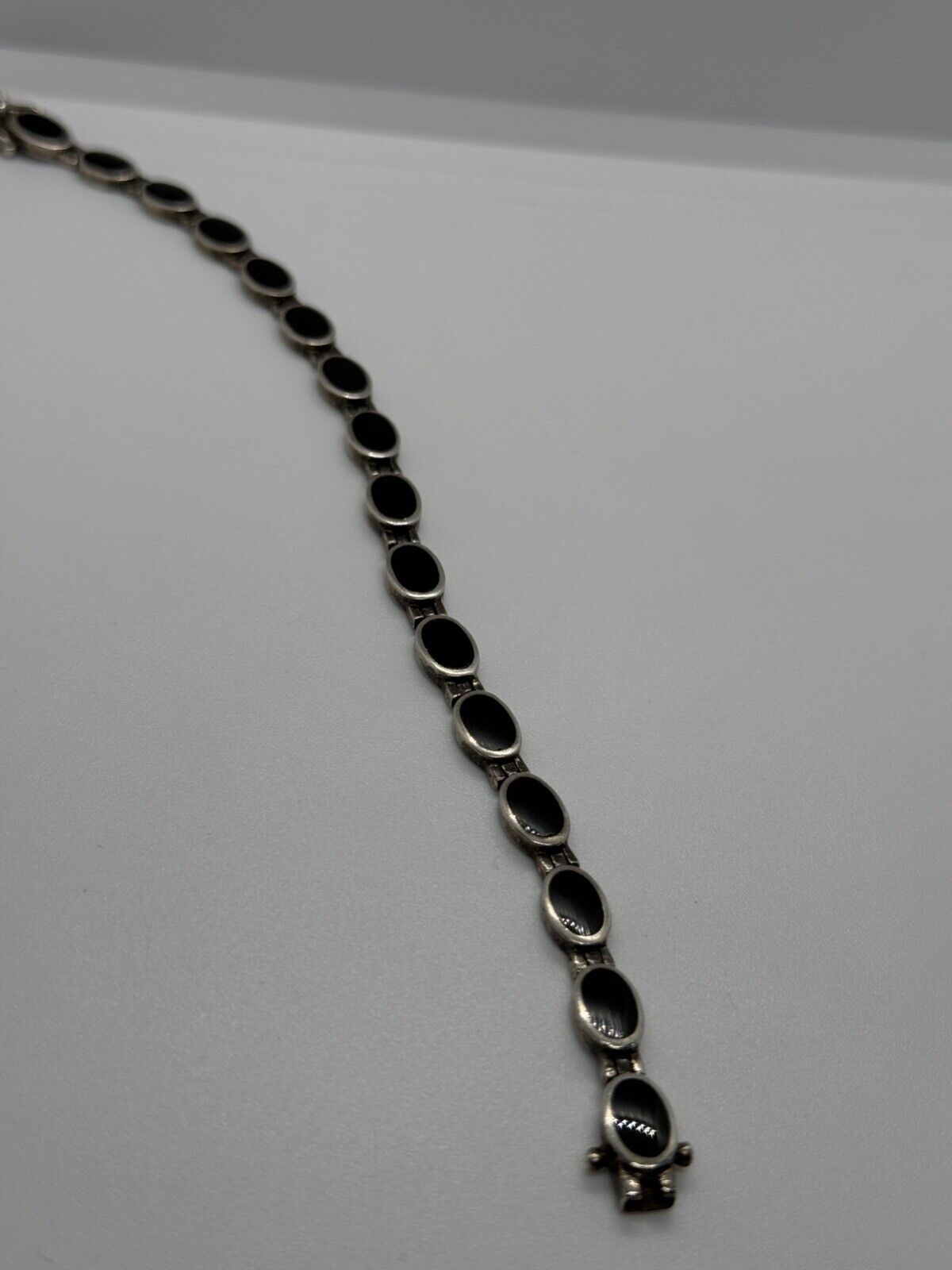 925 STERLING SILVER ONYX  BRACELET