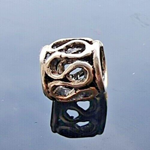 PANDORA  925 STERLING SILVER FILIGREE NET WIRE BEAD BRACELETS CHARM AT