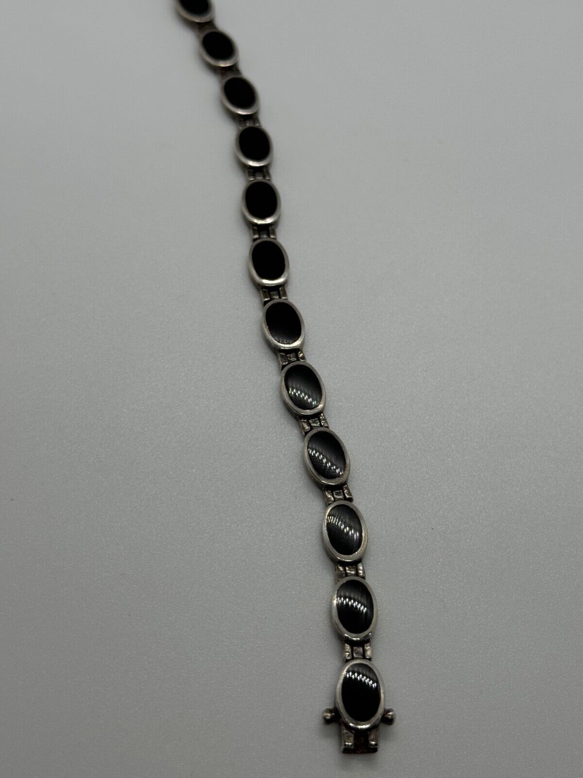 925 STERLING SILVER ONYX  BRACELET