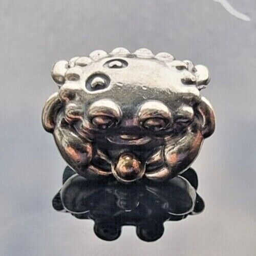 PANDORA AUTHENTIC 925 STERLING SILVER HAPPY CRAB 14K TWO TONE  CHARM 791135 AT