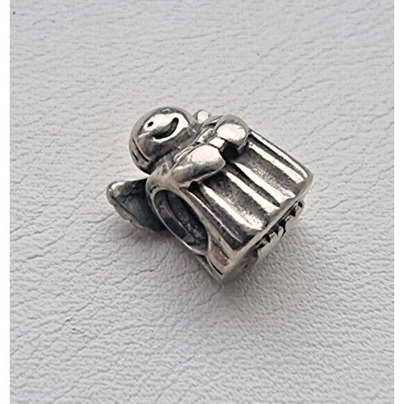 PANDORA AUTHENTIC 925 STERLING SILVER ANGEL OF HOPE CHARM BEAD AT