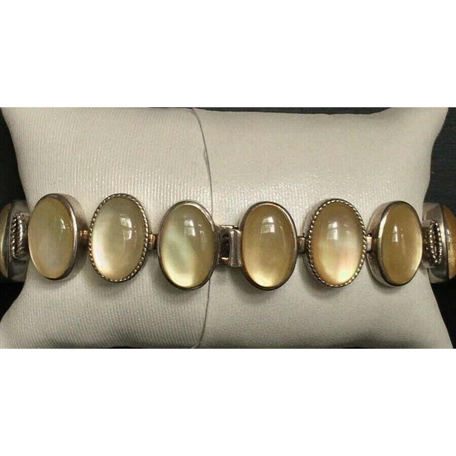 925 STERLING SILVER & MOTHER OF PEARL BRACELET SKY