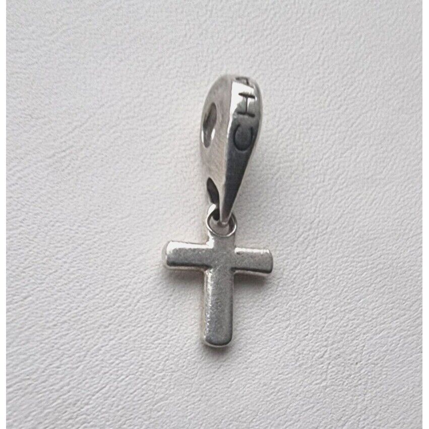 CHAMILIA  925 STERLING SILVER DANGLE CROSS CHARM AT