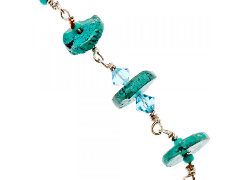 925 STERLING SILVER TURQUOISE BRACELET