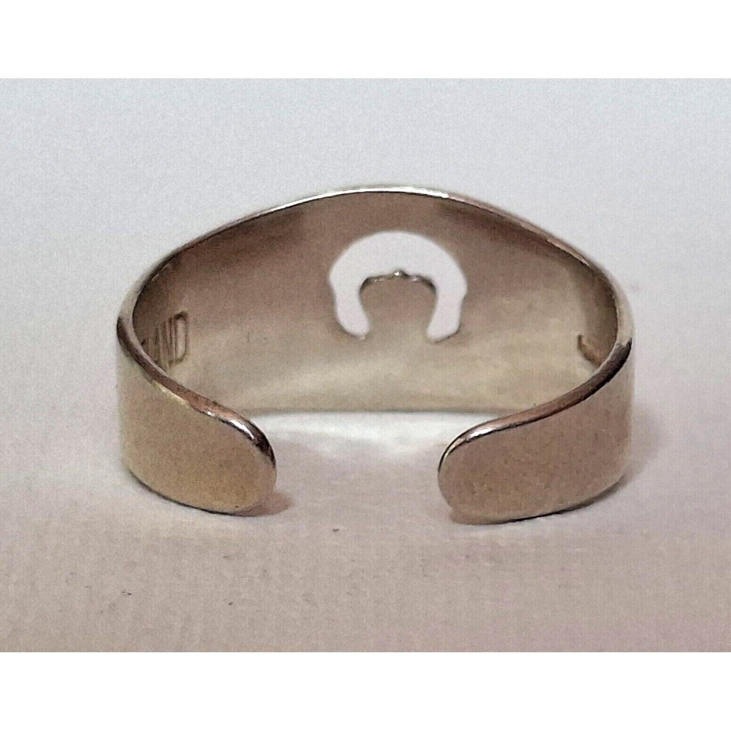 925 STERLING SILVER IRISH CLADDAGH TOE  RING BAND SKY