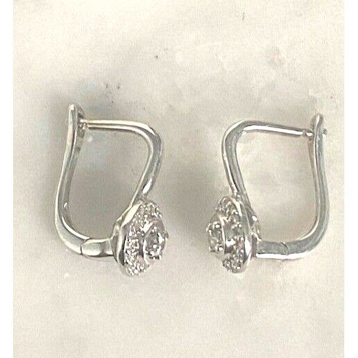 WHITE GOLD AND DIAMOND EARRINGS SKY