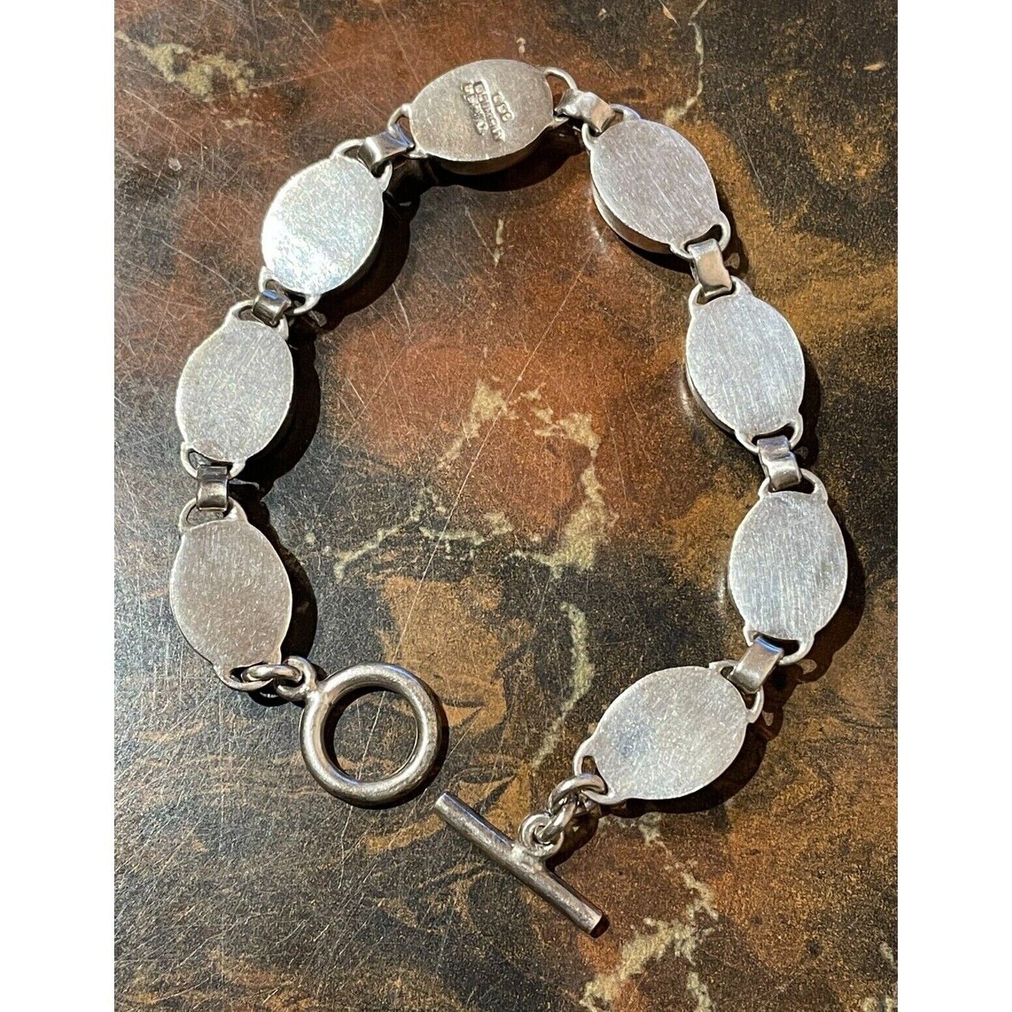 950 STERLING SILVER MULTI GEMSTONE BRACELET SKY