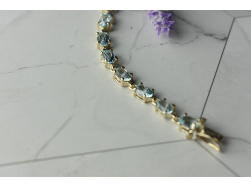 925 STERLING SILVER TOPAZ BRACELET