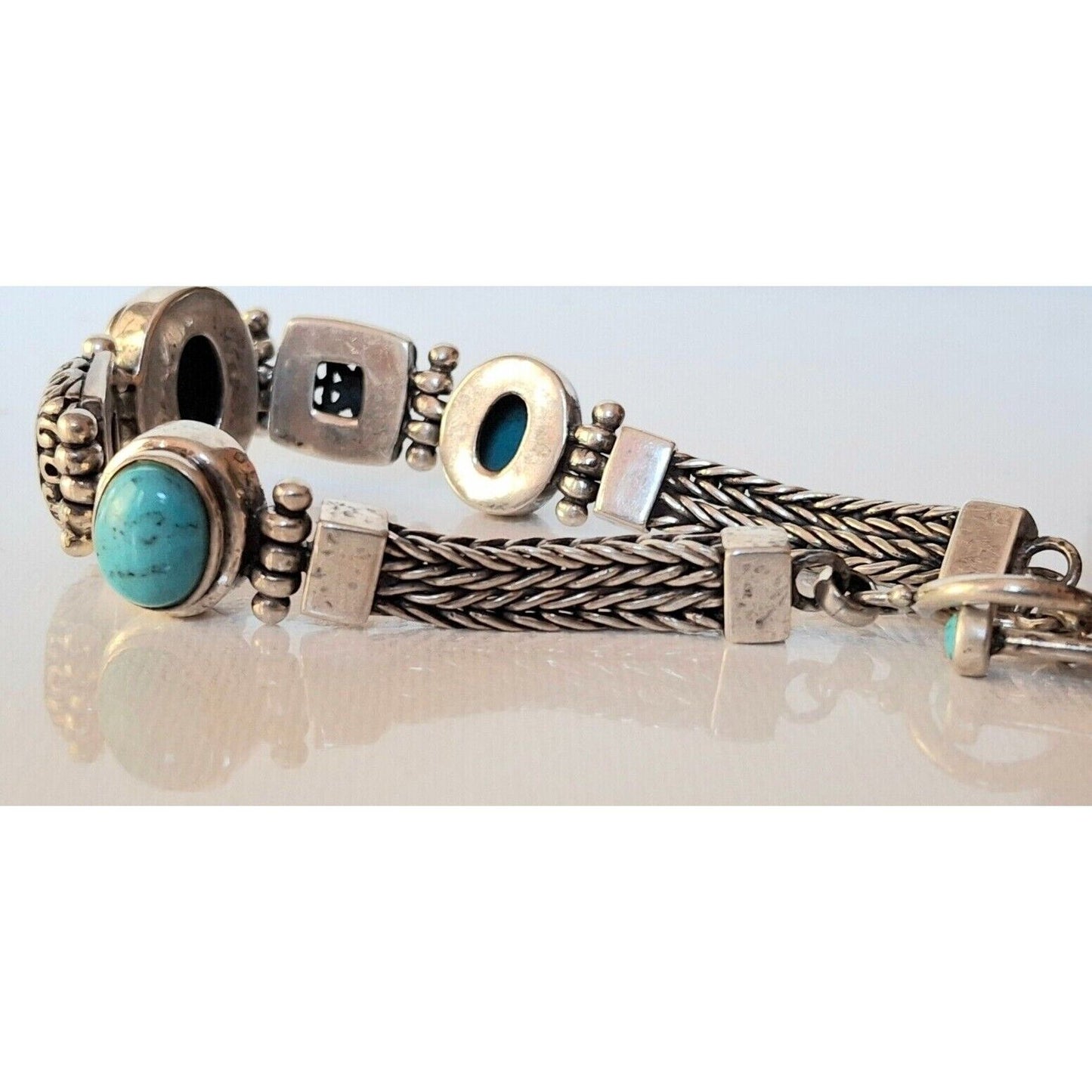 925 STERLING SILVER AND TURQUOISE BRACELET SKY