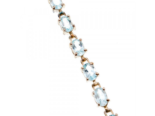 925 STERLING SILVER TOPAZ BRACELET