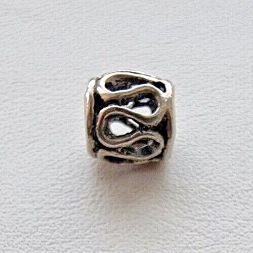 PANDORA  925 STERLING SILVER FILIGREE NET WIRE BEAD BRACELETS CHARM AT