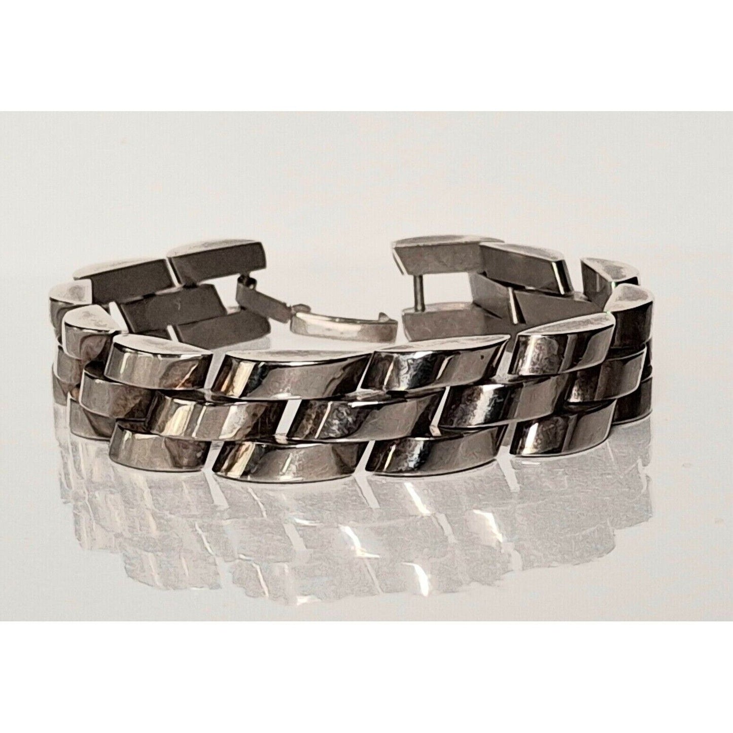 EXQUISITE MEN 'S 925 STERLING SILVER BRACELET SKY