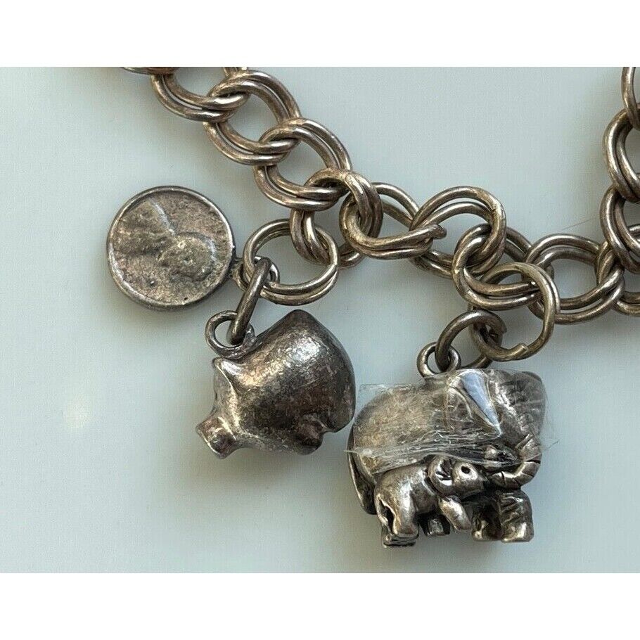 925 STERLING SILVER CHARM BRACELET SKY