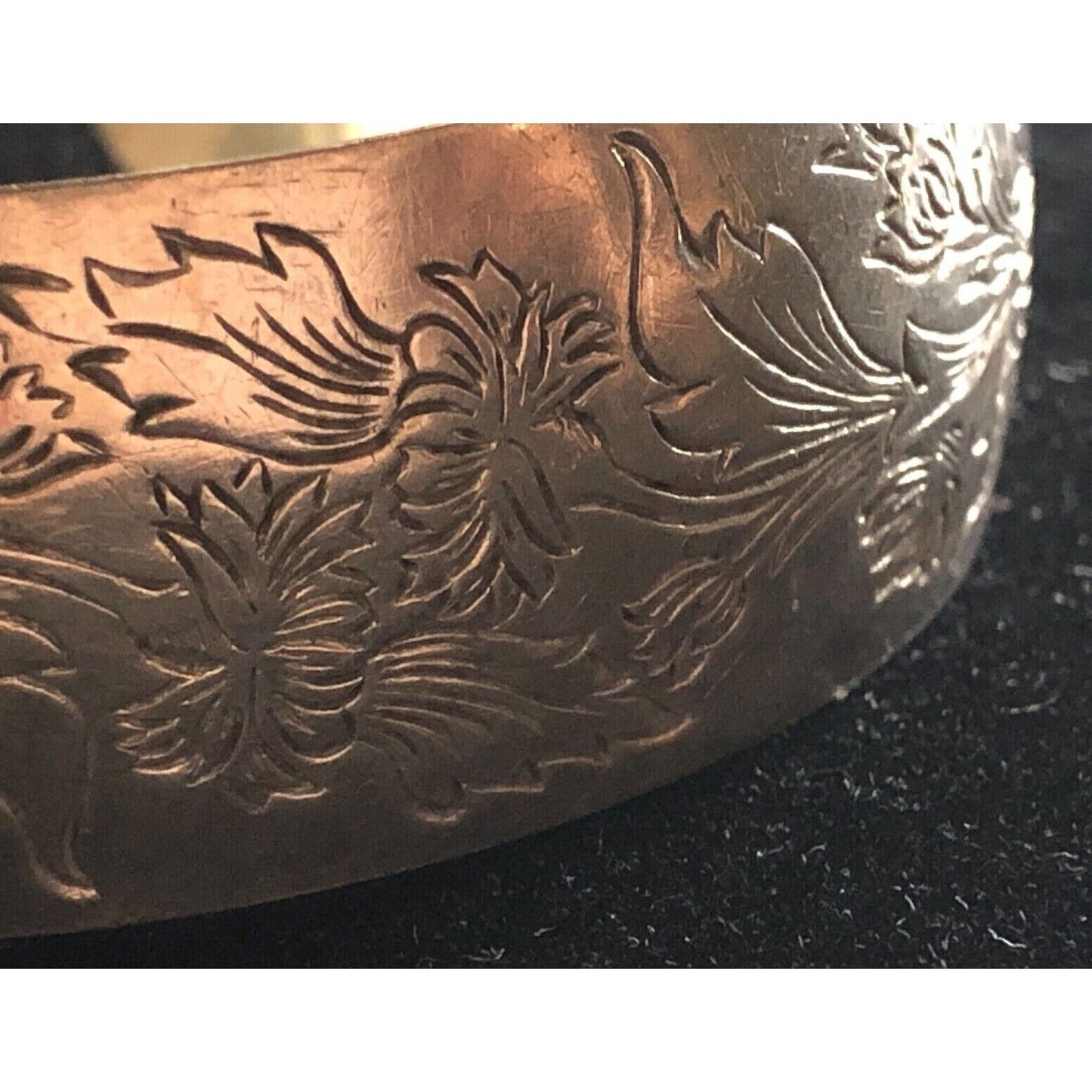 S.KIRK & SON STERLING SILVER CHRYSANTHEMUM BRACELET. SKY