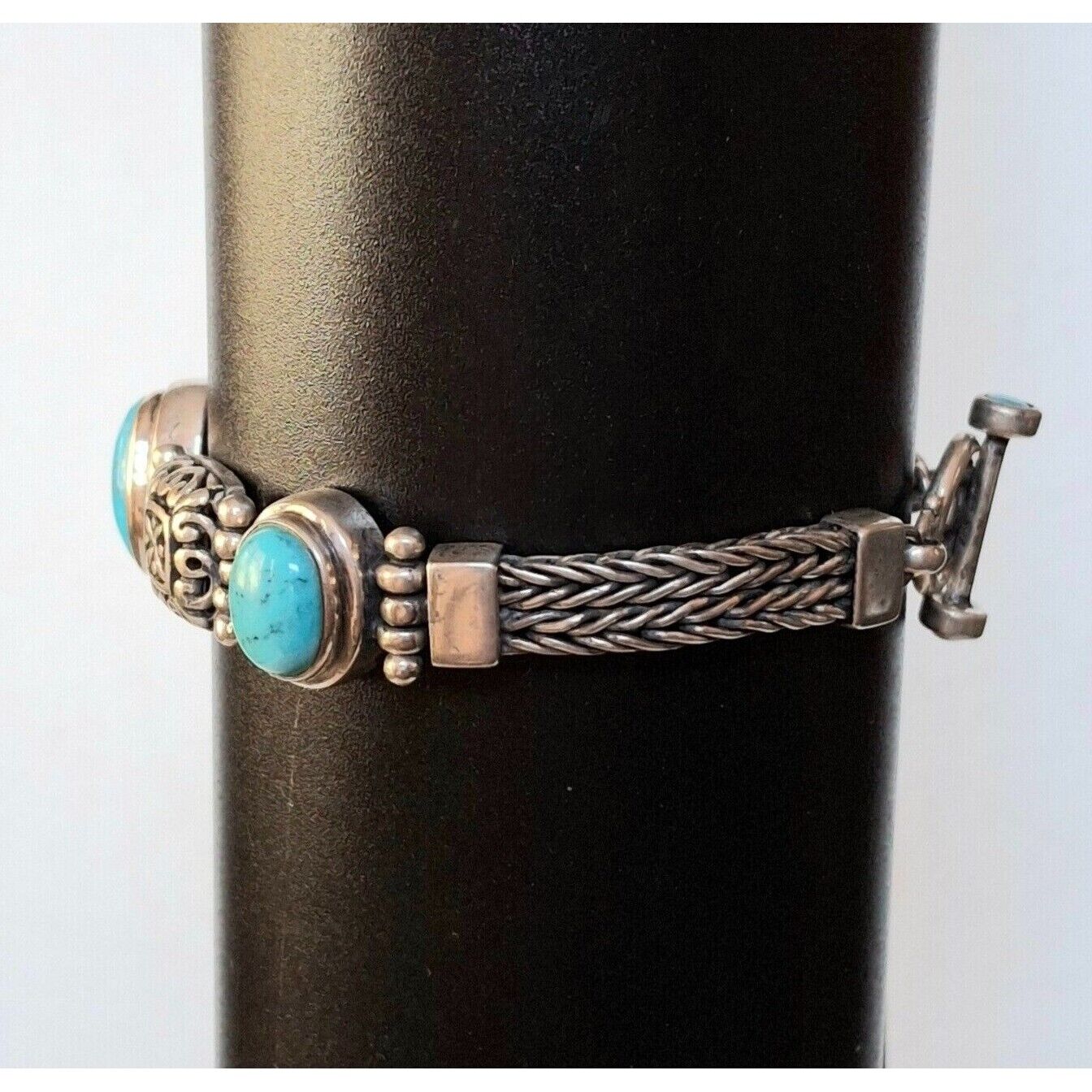 925 STERLING SILVER AND TURQUOISE BRACELET SKY