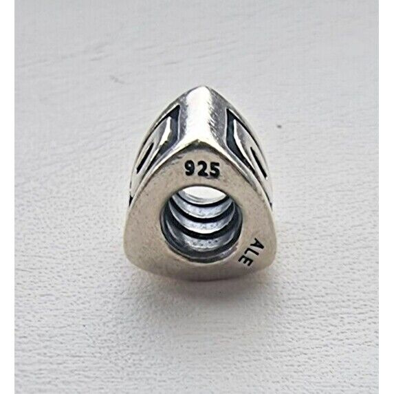 PANDORA AUTHENTIC LETTER D 925 STERLING SILVER RETIRED CHARM 790323D AT