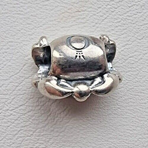 PANDORA AUTHENTIC 925 STERLING SILVER HAPPY CRAB 14K TWO TONE  CHARM 791135 AT