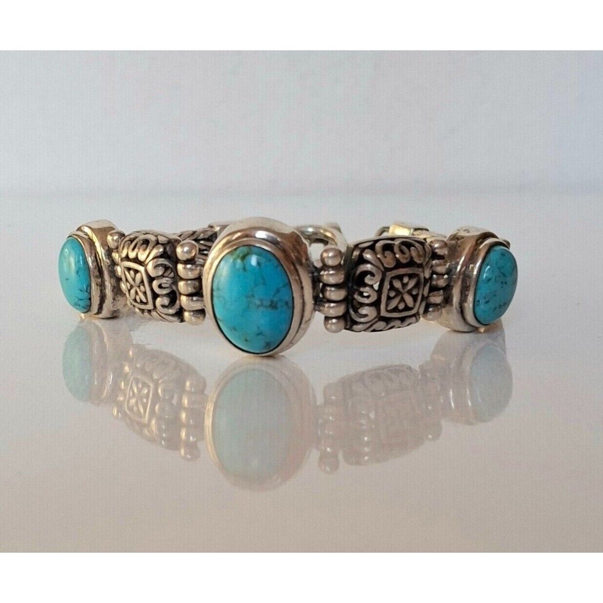 925 STERLING SILVER AND TURQUOISE BRACELET SKY