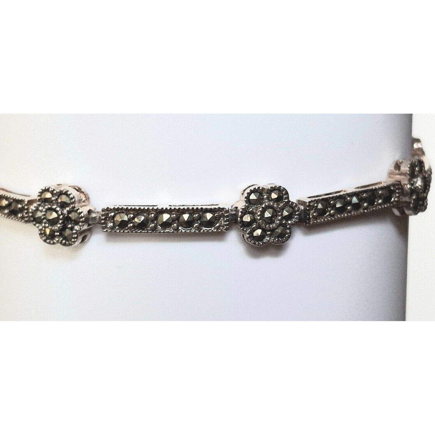 925 STERLING SILVER AND MARCASITES  BRACELET SKY