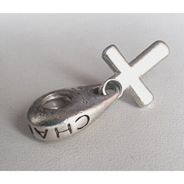 CHAMILIA  925 STERLING SILVER DANGLE CROSS CHARM AT