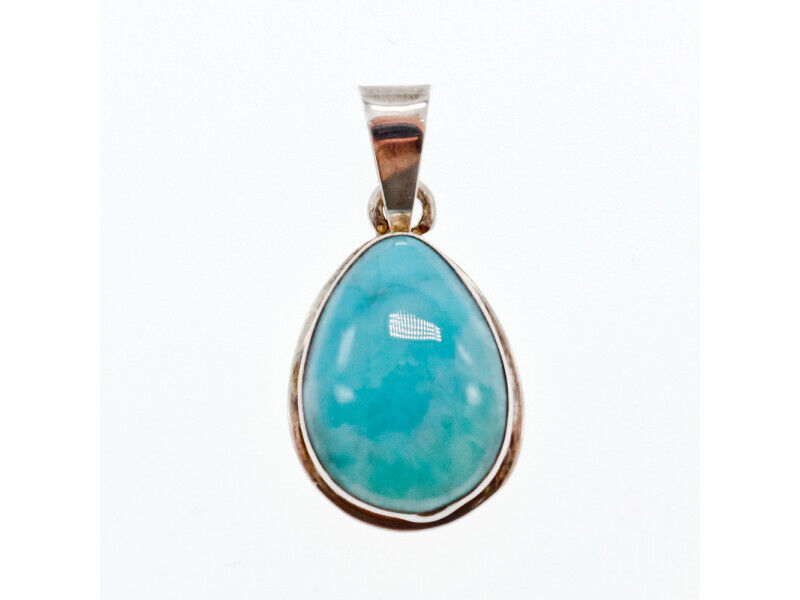 925 STERLING SILVER LARIMAR PENDANT